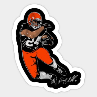 Nick Chubb Superstar Pose Sticker